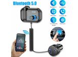 Trasmettitore Fm A Mani Libere Kit Adattatore Radio Wireless Bluetooth Auto Nero