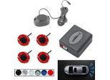Sistema Di Sensori Di Parcheggio Auto 16,5 Mm Sonda Retromarcia Backup Radar Suono Cicalino Nero
