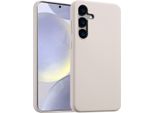 Samsung Galaxy S24 Cover - Silicone - Custodia Morbida Accezz/Copertina Posteriore - Beige