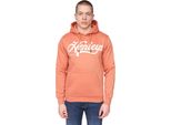 Henleys - Maglia Con Cappuccio "Scripthen"" Per Uomo BG1409 (L) (Rosso Mattone)"