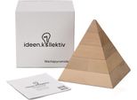 Ideen.Kollektiv Piramide Di Valori In Legno - Piramide Dei Bisogni Per Coaching, Terapia E Consulenza, Visualizza Gli Obiettivi E Lo Sviluppo Personale