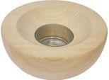 Tealight In Cembro Con Vetro, Ciotola Per Tealight In Cembro 40.10-030