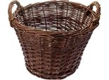 Bogateco | Cesto Da Giardino Cesto Regalo 40 X 39 Cm Cesto Decorativo Cesto Portaoggetti Cesto Giocattolo | Cesto Camino | Cesto Mercato Cesto Intrecciato Per La Camera Dei Bambini