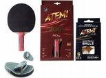 Racchetta Da Tennis Atemi 2000 Cv + Copertura + Palline ***