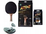 Mazza Da Ping Pong Atemi 5000 Cv + Copertura + Palline