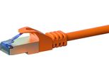 Cavo Di Rete Cat 6A Lsoh - S/Ftp - 0,50 Metri - Arancione