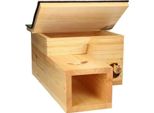 Casetta Per Ricci - Resistente Alle Intemperie - Cassetta Per Ricci Mkw No. 1 - Albergo Per Ricci In Legno Massiccio Di Conifera - Doppiamente Impregnato Con Vernice Naturale All'olio Di Lino