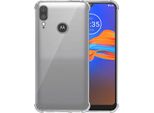 Custodia Per Motorola Moto E6 Plus Trasparente - Custodia In Silicone Tpu Antiurto Con Paraurti Trasparente - Smartphonica