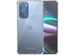 Custodia Per Motorola Edge 30 Trasparente - Custodia In Silicone Tpu Antiurto Con Paraurti Trasparente - Smartphonics