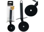 Vilde Coltello Per Pizza Rotella Tagliapizza In Acciaio Inox Nero 20 Cm