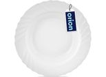 Orion Piatto Fondo In Vetro Bianco Luna 22,5 Cm 350 Ml