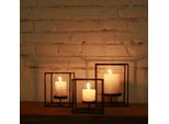 Iron Art Candle Holder Black Hollow Out Candelabra Candle Holder Candle Holder Candle Home Decor - M