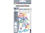 Eberhard Faber 551510 Eberhard Faber Duo Fineliner E Matita In Fibra, Confezione Da 10 Pezzi