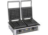 Piastra Per Waffle Doppia Roller Grill, Forma Waffle Di Bruxelles, 550X440X230 Mm (Lxpxa), 2X 1,6 Kw