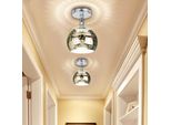 Lampada A Sospensione Da Soffitto Con Sfera A Specchio In Vetro E27 Lampadario Moderno 110V-240V