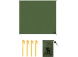 Qunature Coperta Da Picnic Coperta Da Spiaggia Tappetino Da Picnic Impermeabile Portatile 150*140Cm Verde