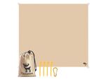 Qunature Coperta Da Picnic Coperta Da Spiaggia Tappetino Da Picnic Impermeabile Portatile 150*140Cm Khaki