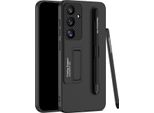Per Samsung Galaxy S25 Gkk Custodia Sottile Portapenna + Penna Nero