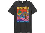 Amplified - Maglietta "Be Here Now"" Per Uomo/Donna Unisex GD2175 (S) (Charcoal)"