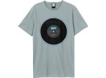 Oasis - Maglietta "Live Forever"" Per Uomo/Donna Unisex GD2197 (L) (Strano Blu)"