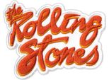 The Rolling Stones - Logo - Toppa Da Applicare Con Il Ferro, Tessuto RO12852 (Taglia Unica) (Arancione/Bianco)