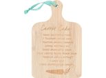 Something Different - Tagliere "Carrot Cake Recipe"", Bambù SD6658 (Taglia Unica) (Naturale)"