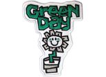 Green Day - Vaso Di Fiori - Toppa Da Stirare, Tessuto RO12856 (Taglia Unica) (Verde/Bianco/Nero)