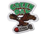 Green Day - Eagle - Toppa Da Stirare "Dookie"", Tessuto RO12872 (Taglia Unica) (Bianco/Verde/Marrone)"