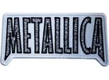 Metallica - Logo - Toppa "Load"" Applicata Con Il Ferro, Tessuto RO12874 (Taglia Unica) (Nero/Bianco)"