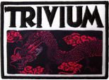 Trivium - Silhouette - Toppa Da Stirare "Deadmen & Dragons"" - Poliestere RO12899 (Taglia Unica) (Rosso/Bianco/Nero)"