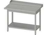 Tavolo Di Drenaggio, Guida Per Cestini Con Pendenza, Con Base 1800X750X880 Mm, Lato Di Installazione Destro, Con Supporto, Saldato