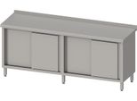 Armadio Da Lavoro Con Ante Scorrevoli 2000X700X850 Mm, Con Supporto, Saldato