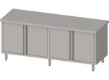 Armadio Da Lavoro Con Ante A Battente 2000X700X850 Mm, Senza Supporto, Saldato
