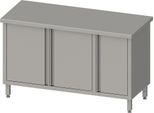Armadio Da Lavoro Con Ante A Battente 2000X700X850 Mm, Con Armadio Con Anta A Battente A Destra, Senza Supporto, Saldato