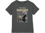 Star Wars: The Mandalorian - Maglietta "Legend Continues"" Per Bambini TV3214 (128) (Charcoal)"