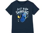 Alla Ricerca Di Nemo - Maglietta "Continua A Nuotare"" Per Bambini TV3209 (152-158) (Marineblau)"