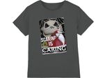 The Nightmare Before Christmas - Maglietta Per Bambini "Scaring Is Caring"" TV3221 (104) (Carbone)"