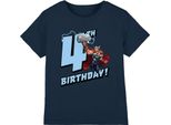 Thor - Maglietta Per Bambini - 4° Compleanno TV3300 (152-158) (Blu Navy)