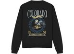 Disney - Felpa "Colorado Ski"" Per Uomo/Donna Unisex TV3425 (Xxl) (Nero)"