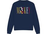 Disney - Felpa Da Uomo/Donna Unisex TV3438 (S) (Blu Navy)