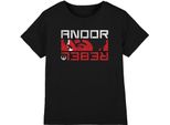 Star Wars - Maglietta "Andor Rebel Spy"" Per Bambini TV3465 (152-158) (Nero)"