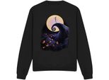 The Nightmare Before Christmas - Felpa Per Bambini/Ragazzi Unisex TV3475 (Xl) (Schwarz)