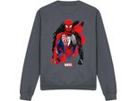 Spider-Man - Felpa "Symbiote"" Per Uomo/Donna Unisex TV3511 (M) (Charcoal)"