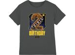 Star Wars - Maglietta Per Bambini - 2° Compleanno TV3506 (116) (Carbone)