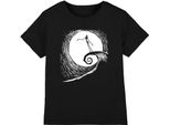 The Nightmare Before Christmas - Maglietta Per Bambini TV3516 (104) (Nero)