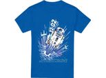 Star Wars - Maglietta "Blast Off"" Da Uomo TV3541 (Xxl) (Blu Reale)"