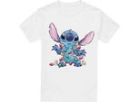 Lilo & Stitch - T-Shirt Da Uomo TV3556 (M) (Bianco)