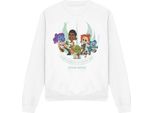 Star Wars - Felpa "Avventura Giovani Jedi La Forza è Con Noi"" Per Bambini/Ragazzi Unisex TV3591 (Xxl) (Weiß)"
