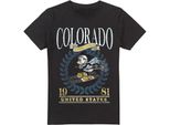 Disney - Maglietta "Colorado Ski"" Da Uomo TV3592 (L) (Nero)"