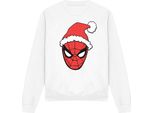 Spider-Man - Felpa Per Uomo/Donna Unisex TV3610 (Xxl) (Bianco)